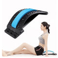 Multi-Level Adjustable Back Stretcher and Massager for Lumbar and Cervical Spine Support