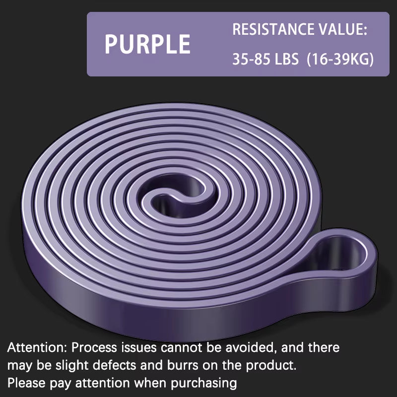 Resistance Band Set for Pull-Up Assistance and Stretching - Heavy-Duty Exercise Bands for Physical Therapy and Home Workouts