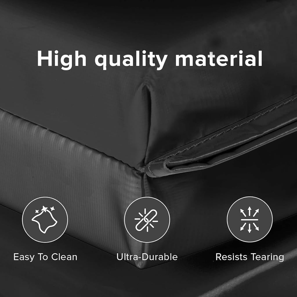 - 4 Ft X 6 Ft X 2 - Personal Fitness & Exercise Mat for Home Workout - Lightweight and Folds for Carrying – All Purpose Gym Mat – Thick Mat for Yoga, Pilates, Stretches, Floor Exercises