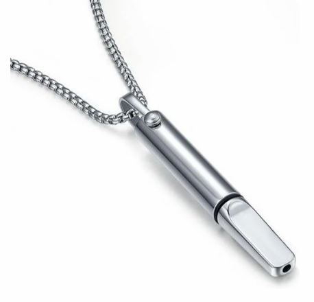 Breathing necklace